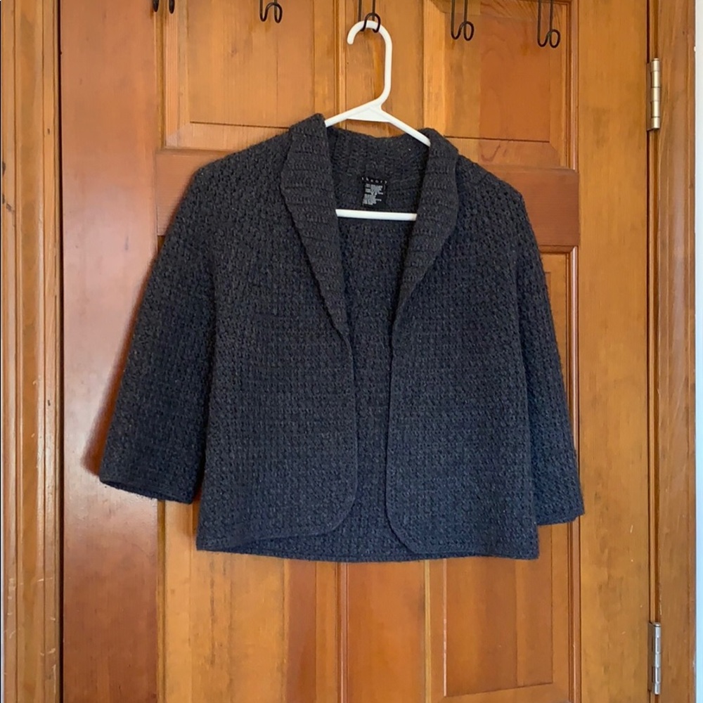 Theory charcoal colored sweater